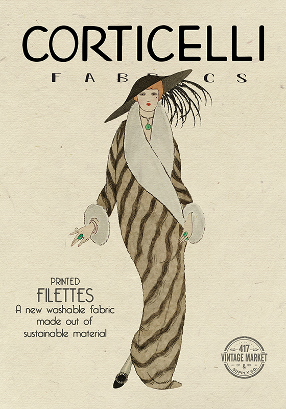 1920´s fashion Art Déco poster - TenStickers
