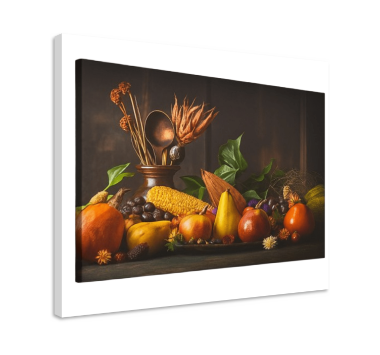 Rustic fruits design kitchen prints - TenStickers
