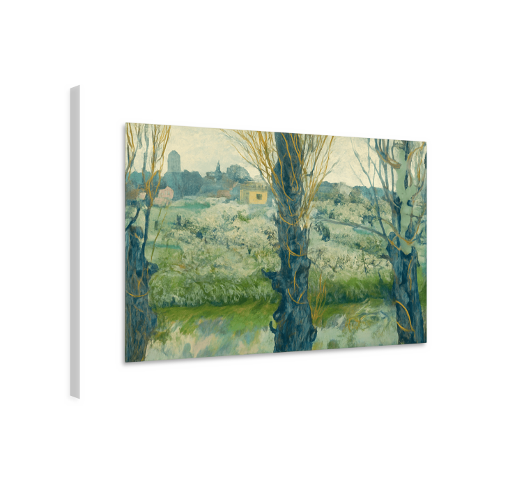 View of Arles Van Gogh canvas art - TenStickers