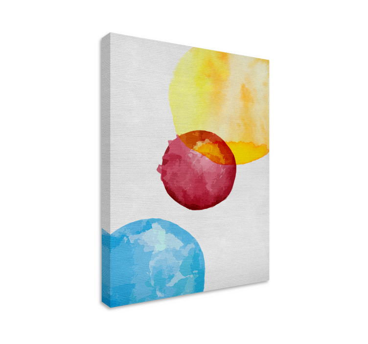 Vibrant Conceptual Spheres abstract wall art  1 - TenStickers