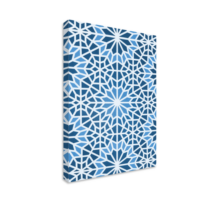 Geometric Starburst geometric canvas - TenStickers