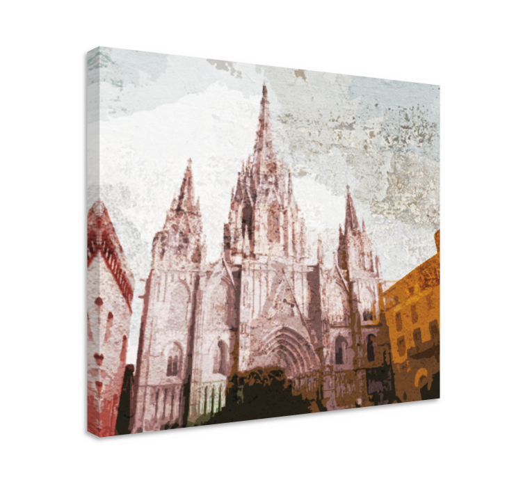 Cityscape wall art inspired by stunning cathedral design - TenStickers