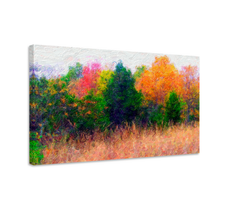 Autumn Tree wall art canvas - TenStickers