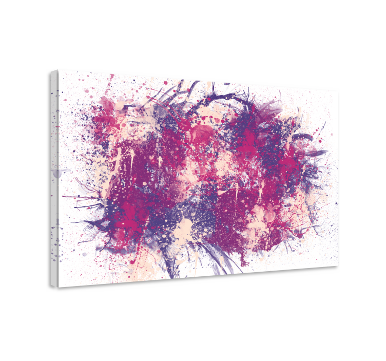 Spotted Splash canvas art prints - TenStickers