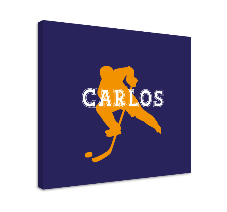 Sports canvas art ice hockey player - TenStickers