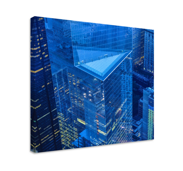 Modern Urban Architecture cityscape wall art - TenStickers
