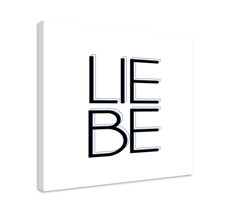 Quote canvas typography art print - TenStickers