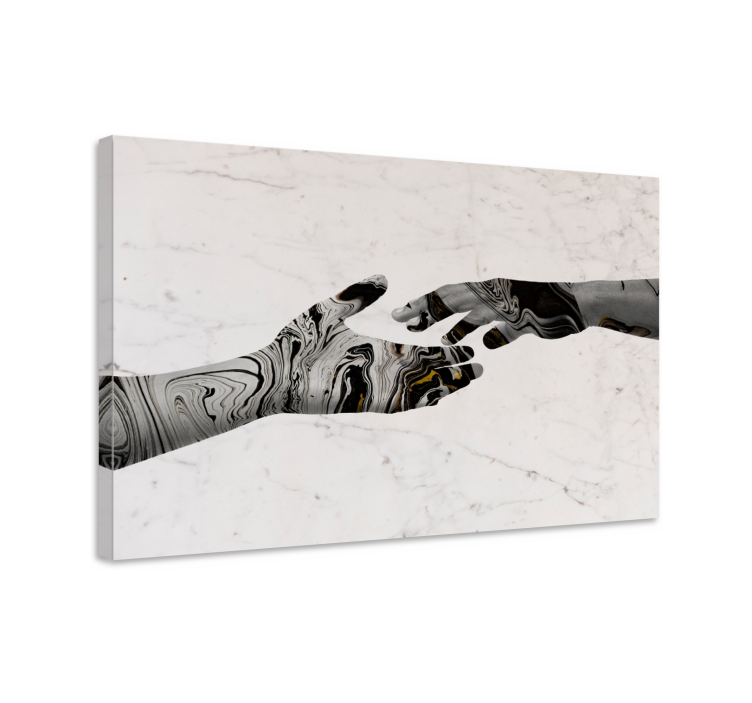 Marble effect hands  nordic art prints - TenStickers