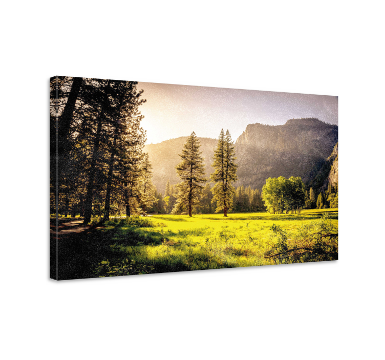 Landscape canvas majestic mountain scenery - TenStickers