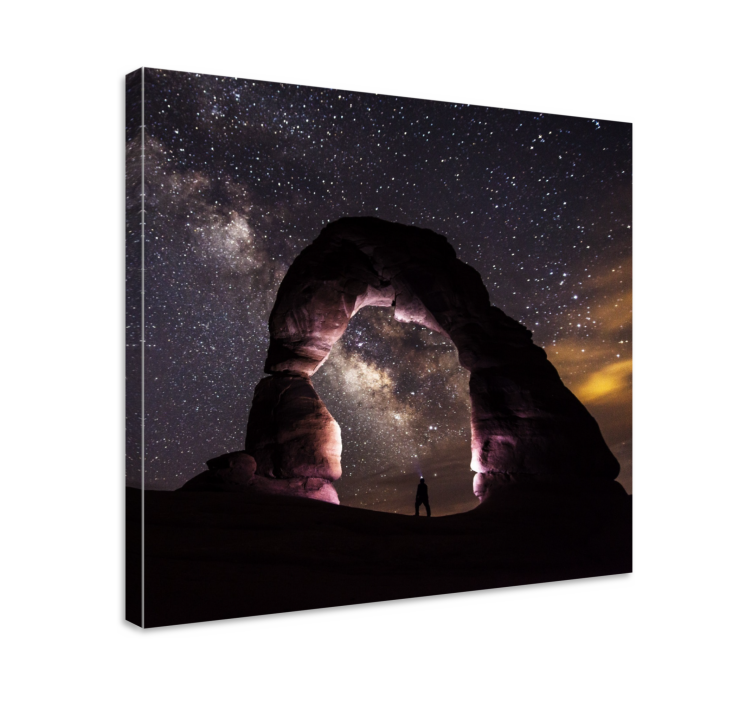 Landscape canvas starlit archway - TenStickers