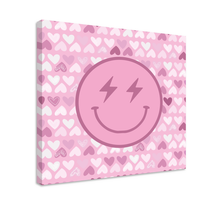 Inspirational wall art happy face icon - TenStickers