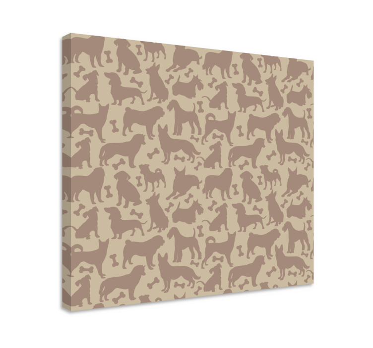 Dog wall art playful dog designs - TenStickers