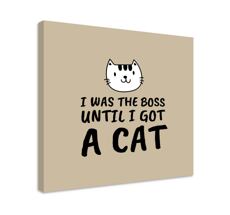 Cat wall art you’ve got to be kitten me - TenStickers
