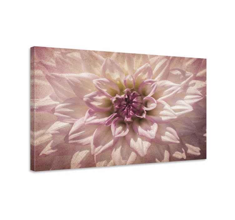 Flowers canvas delicate floral centerpiece - TenStickers