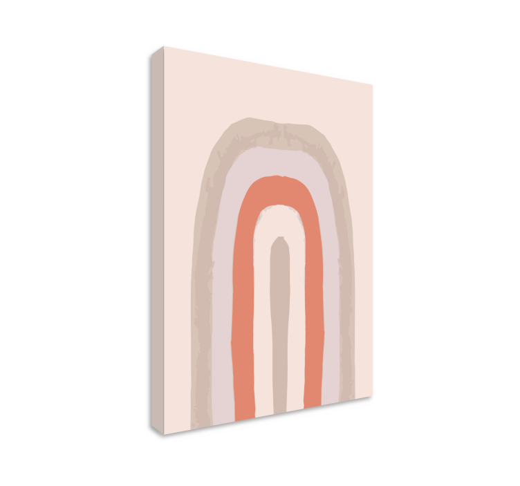 Abstract wall art 1 soft arch design - TenStickers