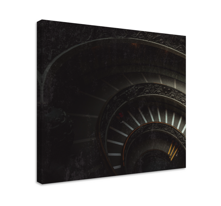 Abstract wall art 1 spiral staircase depth - TenStickers