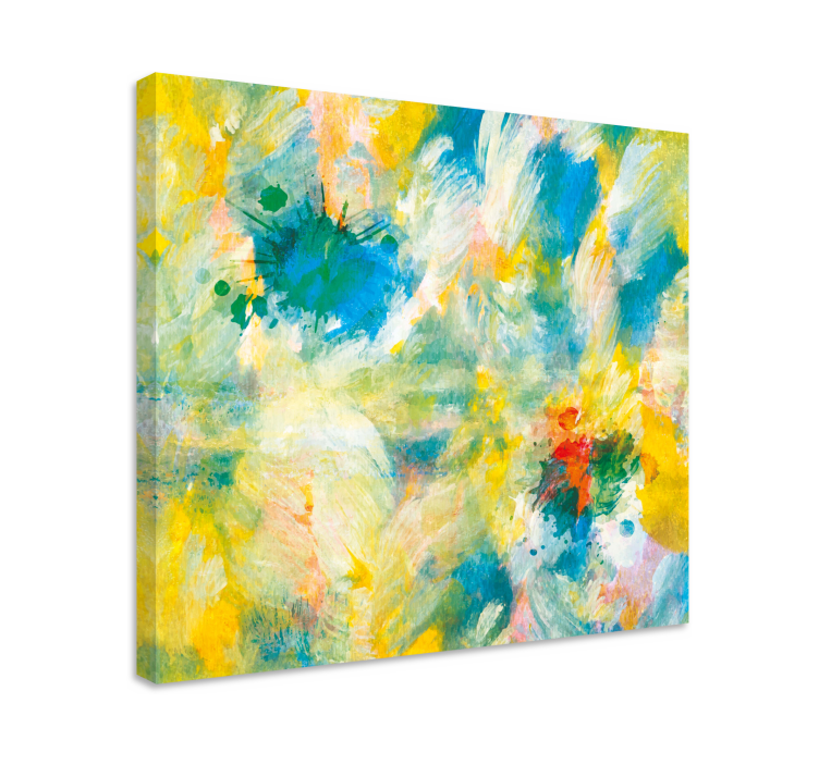 Abstract wall art 1 vibrant color burst - TenStickers