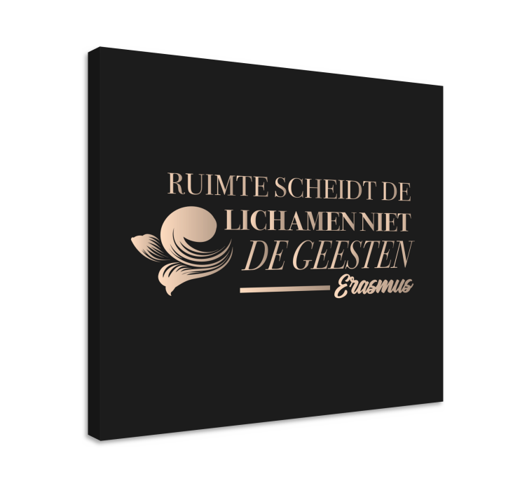 Quote canvas for thoughtful reflections - TenStickers