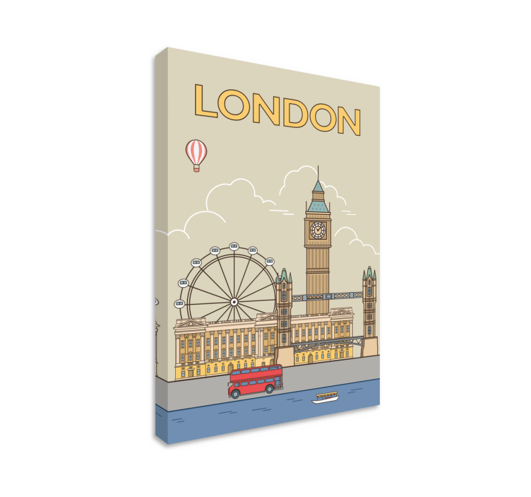 London cityscape wall art - TenStickers