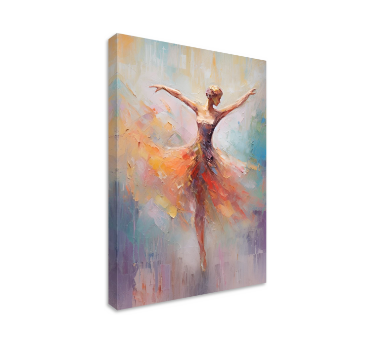 ballet dancer canvas art - TenStickers