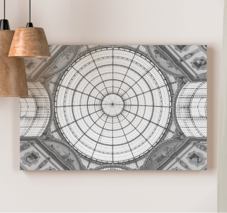 Abstract wall art 1 geometric ceiling artwork - TenStickers