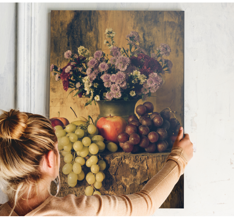 Flowers canvas fruits and blooms - TenStickers