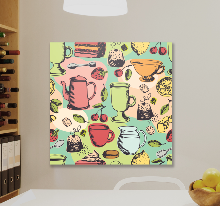 Food theme Kitchen wall print - TenStickers