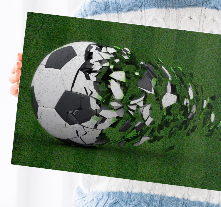 Football field teen canvas prints - TenStickers