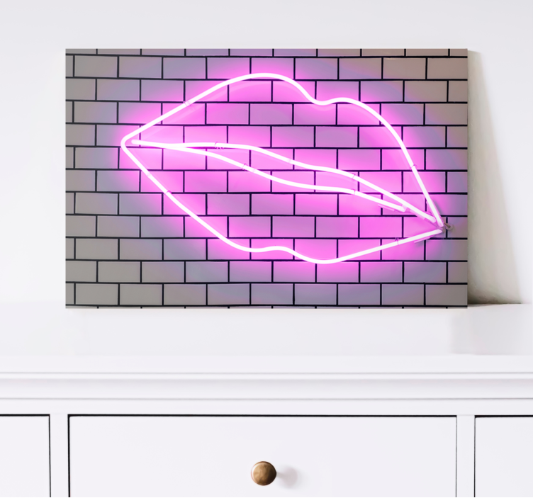 Inspirational wall art kiss neon sign - TenStickers