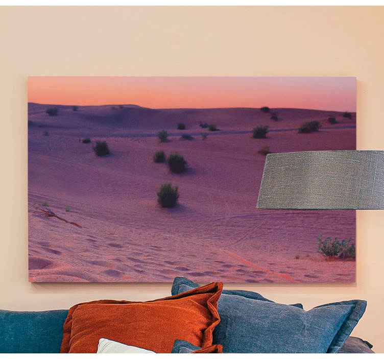 Landscape canvas desert dunes serenity - TenStickers