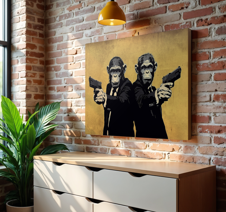 Pulp fiction decorative canvas art - TenStickers