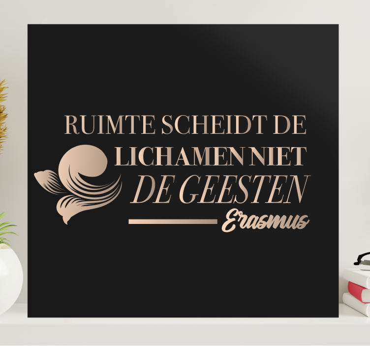 Quote canvas for thoughtful reflections - TenStickers