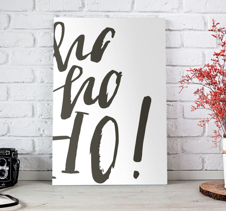 Quote canvas holiday phrase art - TenStickers