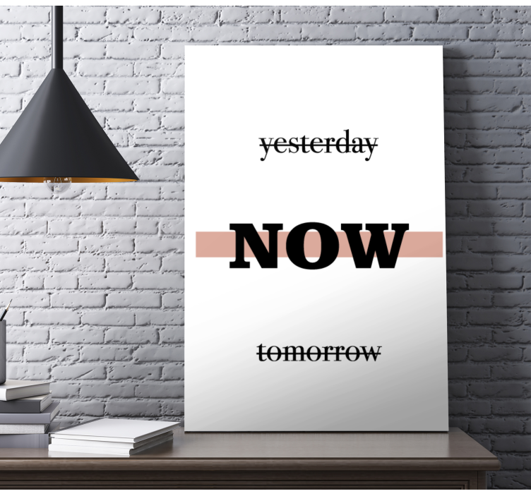 Quote canvas live inspired every day - TenStickers