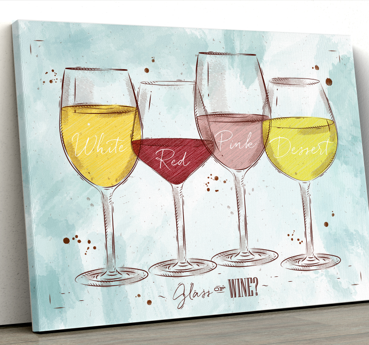 rustico vino rustic canvas art - TenStickers