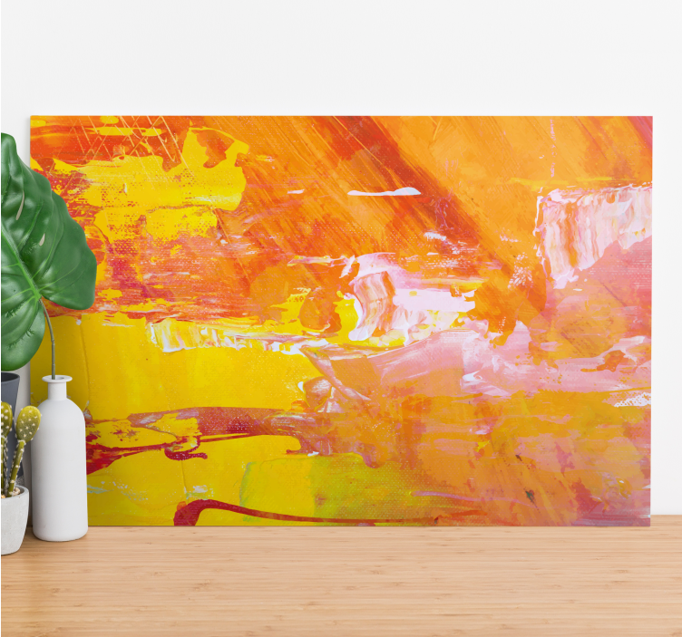 Vibrant Color Flow abstract wall art  1 - TenStickers
