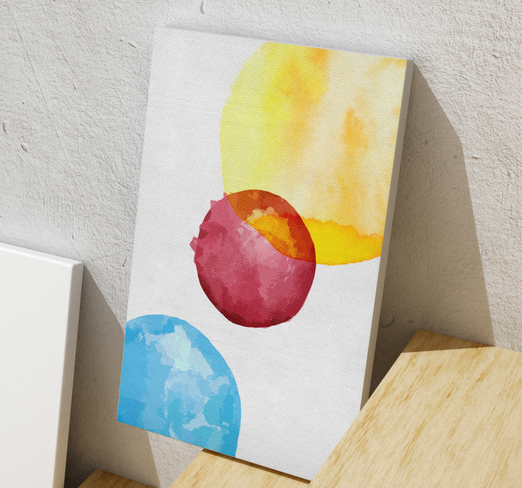 Vibrant Conceptual Spheres abstract wall art  1 - TenStickers