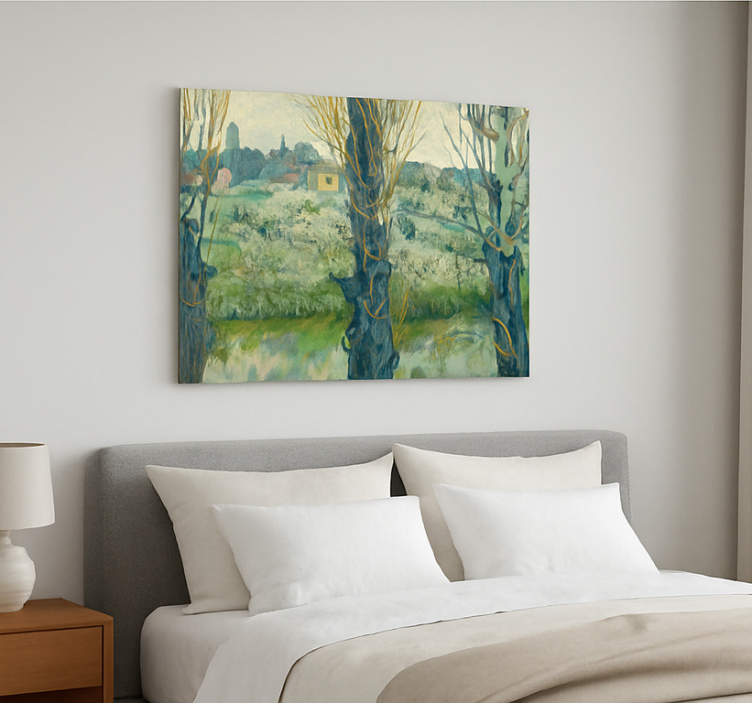 View of Arles Van Gogh canvas art - TenStickers