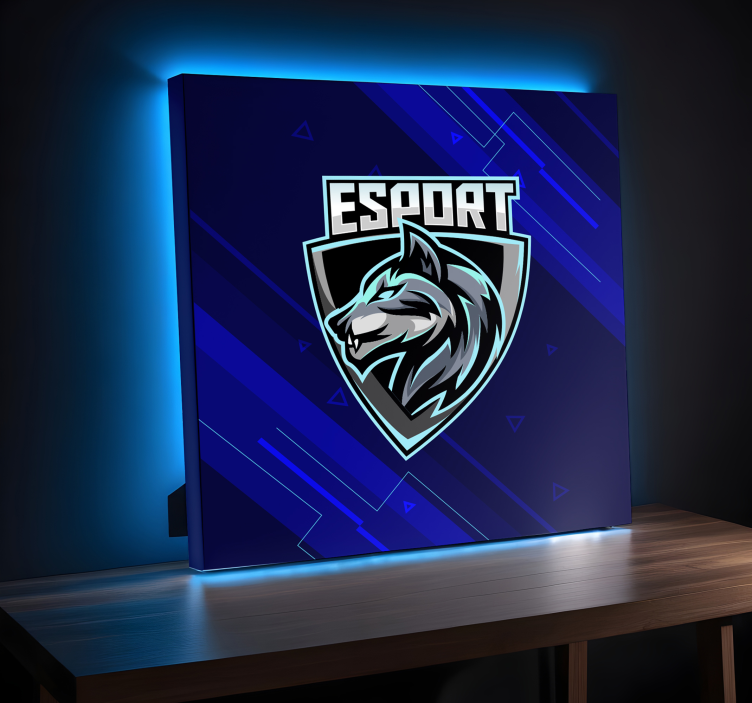 your "e-sport" logo video game canvas art - TenStickers