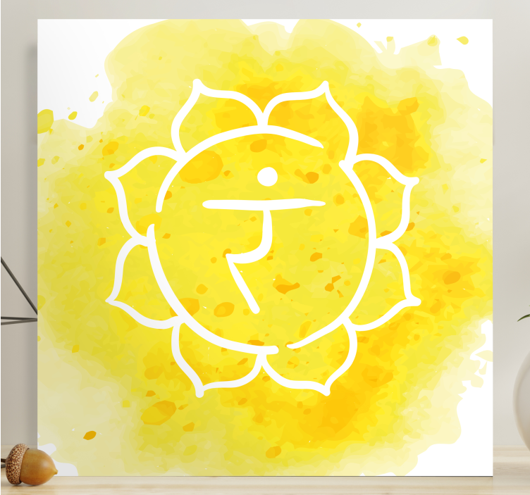 Zen canvas art chakra symbol - TenStickers