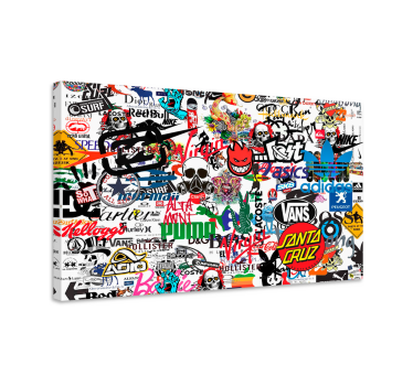 Famous Logo modern art prints on canvas - TenStickers