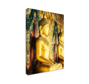 budas perfil buddha wall canvas - TenStickers