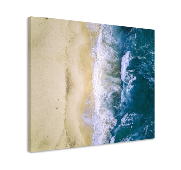sea sand blue landscape wall art - TenStickers