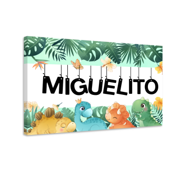 Named dinosaurs wall art - TenStickers