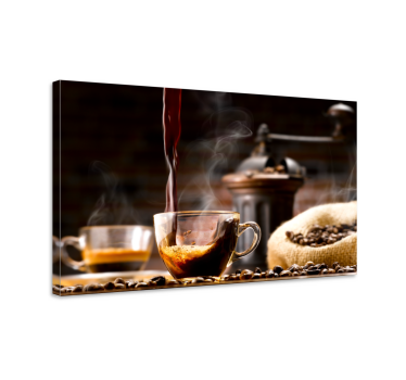 Modern kitchen cafe Kitchen canvas art - TenStickers