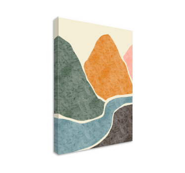 pintura moderna abstract living room canvas print - TenStickers