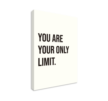 Simple inspirational text Office canvas art - TenStickers