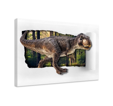 3D dinosaur wall art - TenStickers