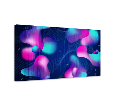 Modern fluid art gradients canvas art - TenStickers