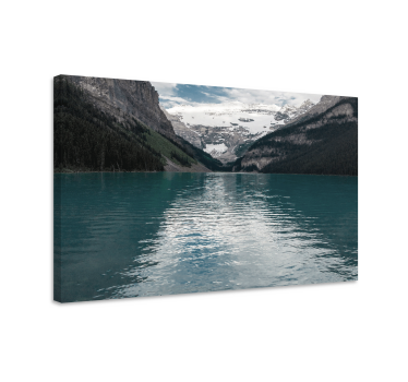 3D mountain landscape river 3D canvas pictures - TenStickers
